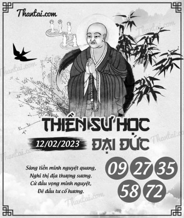 THIỀN SƯ HỌC ĐẠI ĐỨC 12/02/2023