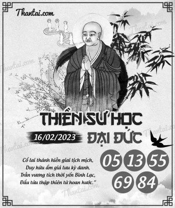 THIỀN SƯ HỌC ĐẠI ĐỨC 16/02/2023