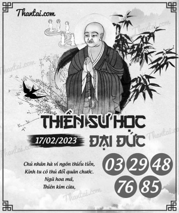 THIỀN SƯ HỌC ĐẠI ĐỨC 17/02/2023