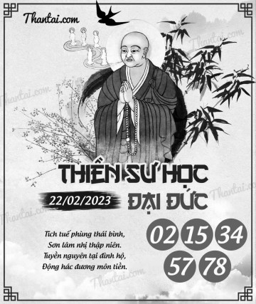 THIỀN SƯ HỌC ĐẠI ĐỨC 22/02/2023