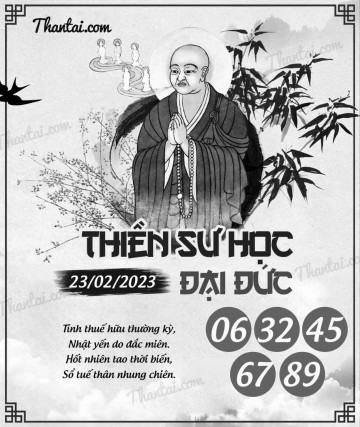 THIỀN SƯ HỌC ĐẠI ĐỨC 23/02/2023