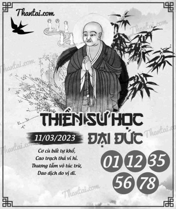 THIỀN SƯ HỌC ĐẠI ĐỨC 11/03/2023