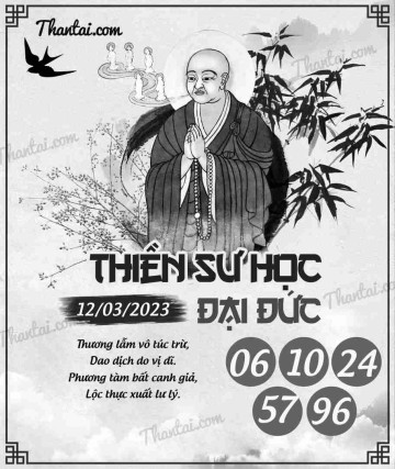 THIỀN SƯ HỌC ĐẠI ĐỨC 12/03/2023