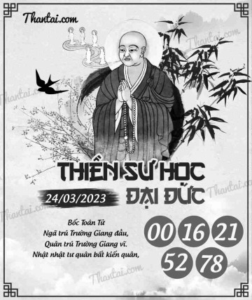 THIỀN SƯ HỌC ĐẠI ĐỨC 24/03/2023