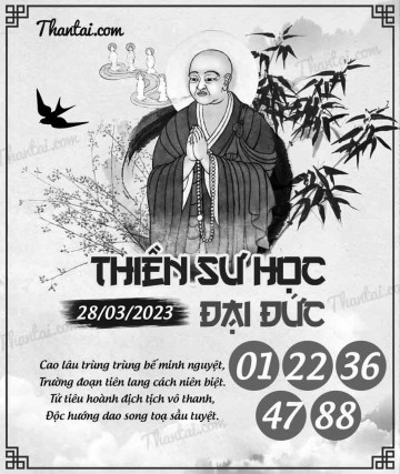 THIỀN SƯ HỌC ĐẠI ĐỨC 28/03/2023