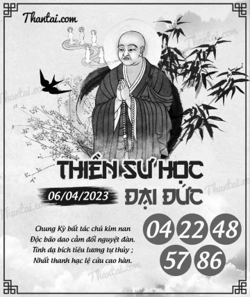 THIỀN SƯ HỌC ĐẠI ĐỨC 06/04/2023