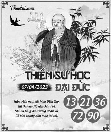 THIỀN SƯ HỌC ĐẠI ĐỨC 07/04/2023