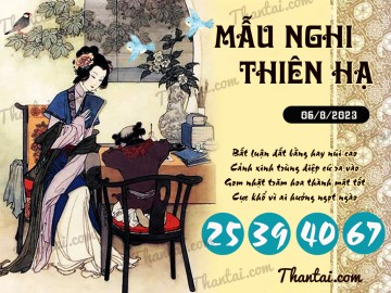 Mẫu Nghi Thiên Hạ 06/08/2023