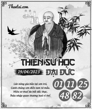 THIỀN SƯ HỌC ĐẠI ĐỨC 19/04/2023