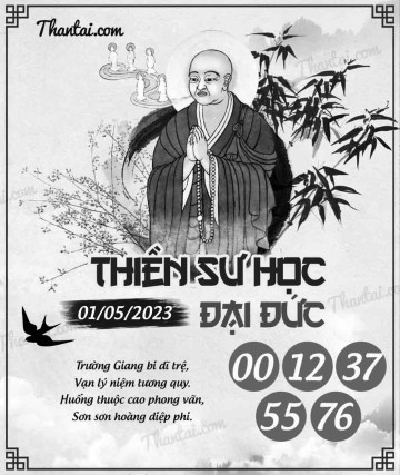 THIỀN SƯ HỌC ĐẠI ĐỨC 01/05/2023