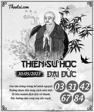 THIỀN SƯ HỌC ĐẠI ĐỨC 10/05/2023