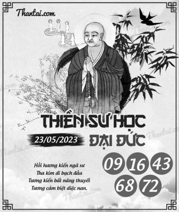 THIỀN SƯ HỌC ĐẠI ĐỨC 23/05/2023