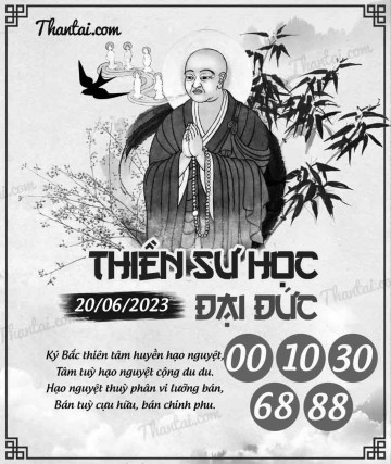 THIỀN SƯ HỌC ĐẠI ĐỨC 20/06/2023