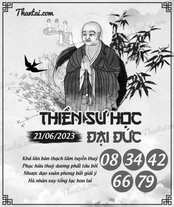 THIỀN SƯ HỌC ĐẠI ĐỨC 21/06/2023