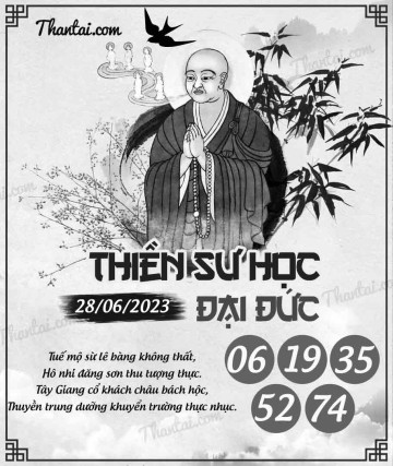 THIỀN SƯ HỌC ĐẠI ĐỨC 28/06/2023