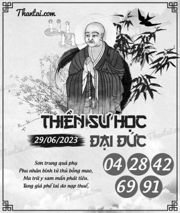 THIỀN SƯ HỌC ĐẠI ĐỨC 29/06/2023