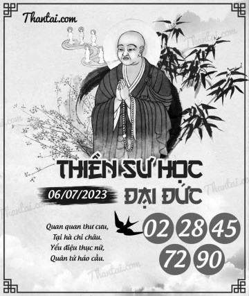 THIỀN SƯ HỌC ĐẠI ĐỨC 06/07/2023