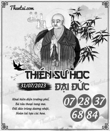 THIỀN SƯ HỌC ĐẠI ĐỨC 31/07/2023