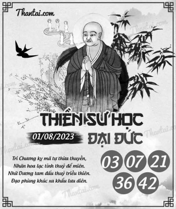 THIỀN SƯ HỌC ĐẠI ĐỨC 01/08/2023