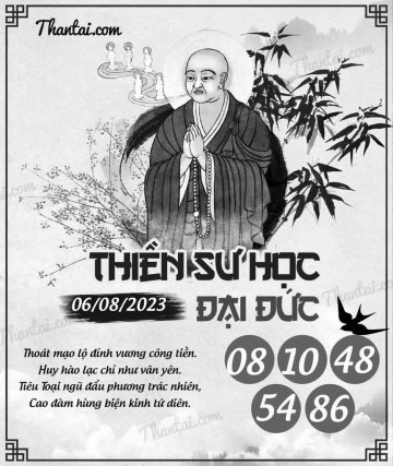 THIỀN SƯ HỌC ĐẠI ĐỨC 06/08/2023