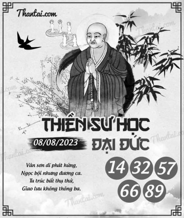 THIỀN SƯ HỌC ĐẠI ĐỨC 08/08/2023