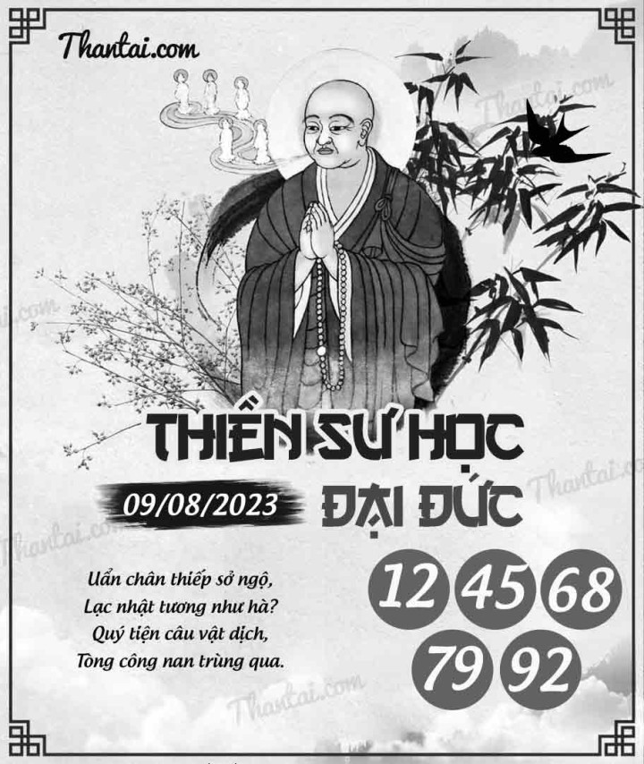 THIỀN SƯ HỌC ĐẠI ĐỨC 25/07/2023