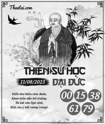 THIỀN SƯ HỌC ĐẠI ĐỨC 11/08/2023