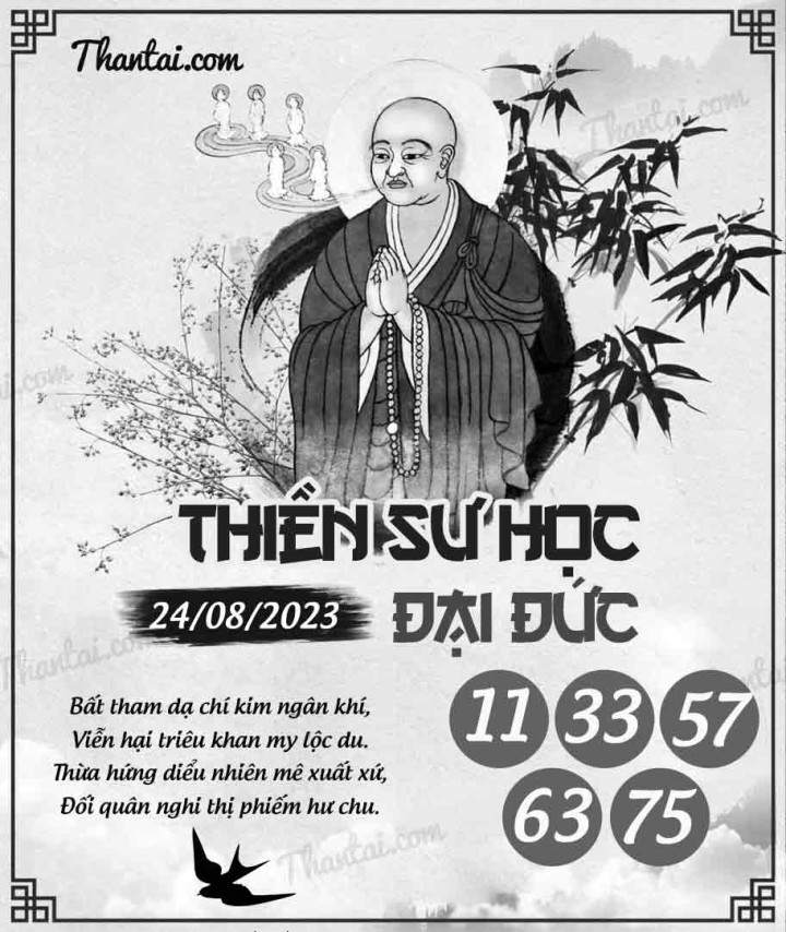 THIỀN SƯ HỌC ĐẠI ĐỨC 09/08/2023