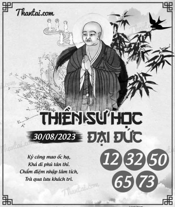 THIỀN SƯ HỌC ĐẠI ĐỨC 30/08/2023