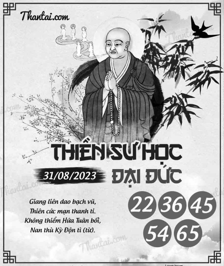 THIỀN SƯ HỌC ĐẠI ĐỨC 16/08/2023