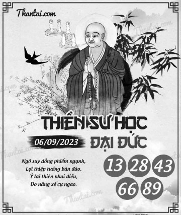 THIỀN SƯ HỌC ĐẠI ĐỨC 06/09/2023