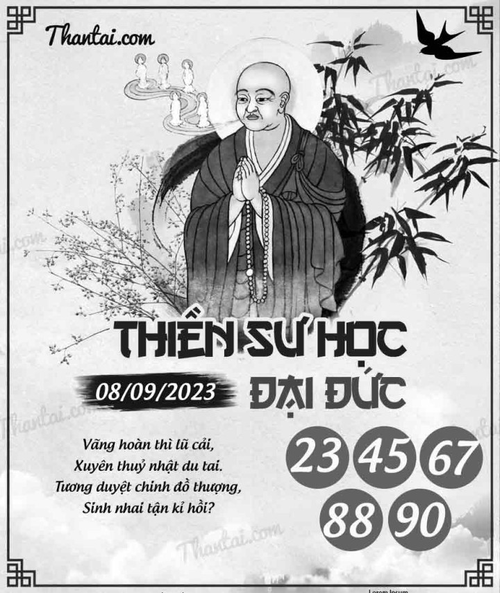 THIỀN SƯ HỌC ĐẠI ĐỨC 24/08/2023