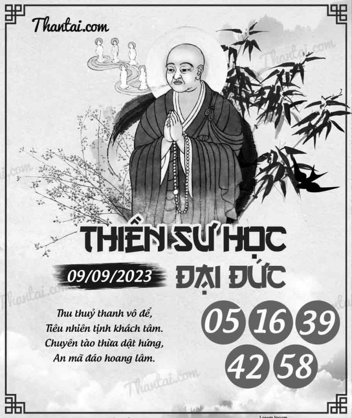 THIỀN SƯ HỌC ĐẠI ĐỨC 25/08/2023