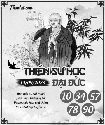 THIỀN SƯ HỌC ĐẠI ĐỨC 14/09/2023