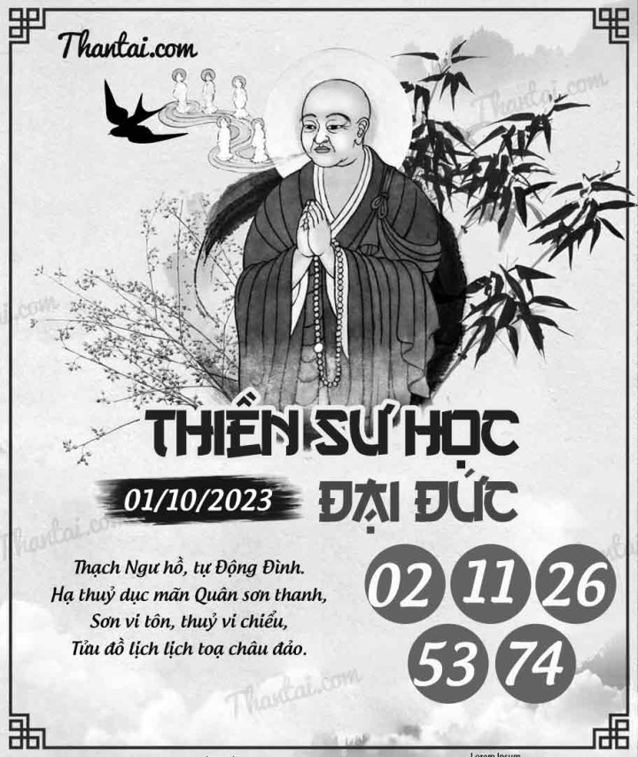THIỀN SƯ HỌC ĐẠI ĐỨC 16/09/2023