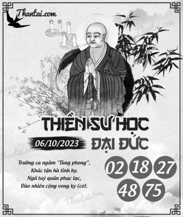 THIỀN SƯ HỌC ĐẠI ĐỨC 06/10/2023