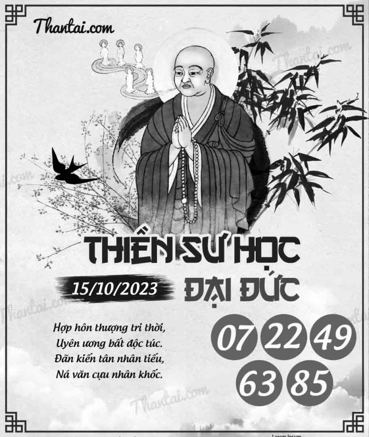THIỀN SƯ HỌC ĐẠI ĐỨC 30/09/2023