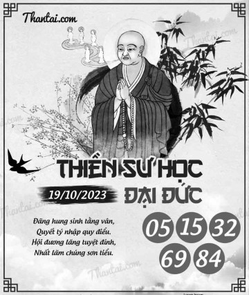 THIỀN SƯ HỌC ĐẠI ĐỨC 19/10/2023