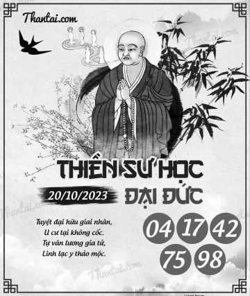 THIỀN SƯ HỌC ĐẠI ĐỨC 20/10/2023