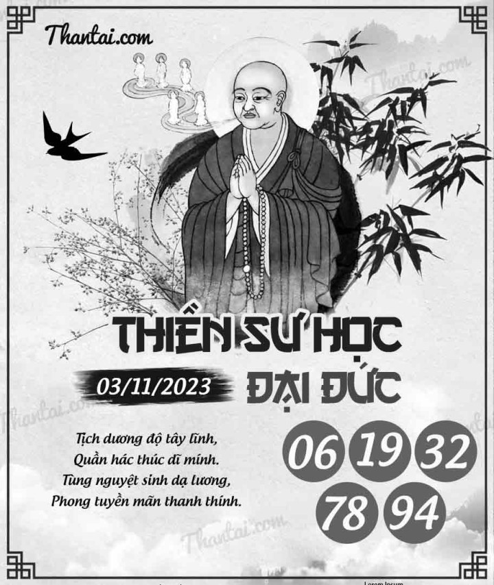 THIỀN SƯ HỌC ĐẠI ĐỨC 19/10/2023