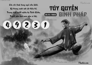 TÚY QUYỀN BINH PHÁP 25/01/2023