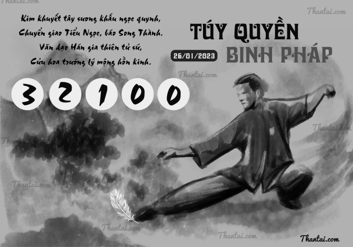 TÚY QUYỀN BINH PHÁP 11/01/2023