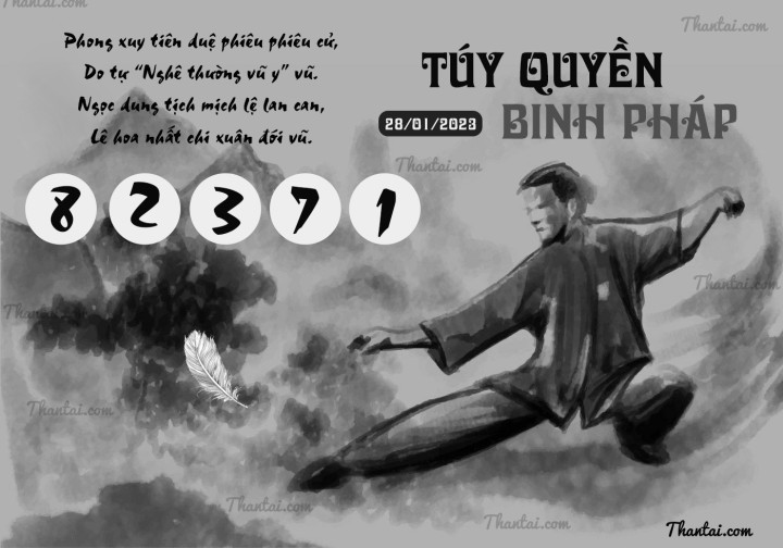 TÚY QUYỀN BINH PHÁP 13/01/2023