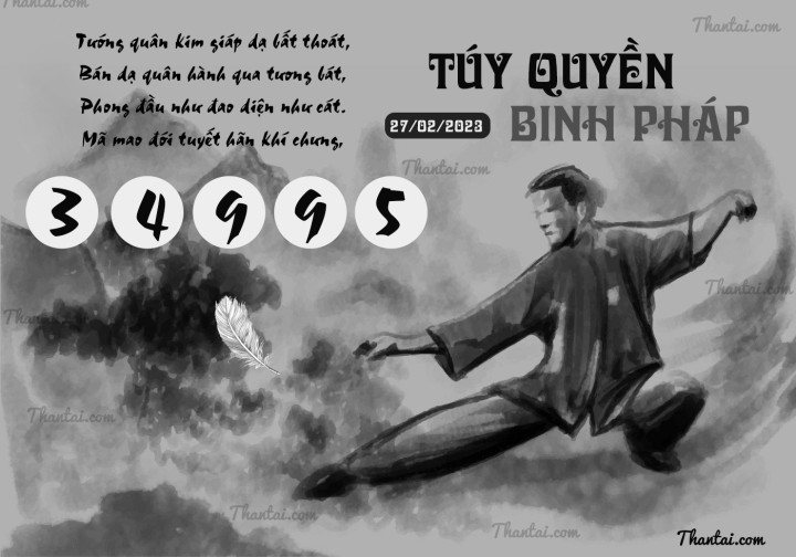 TÚY QUYỀN BINH PHÁP 12/02/2023