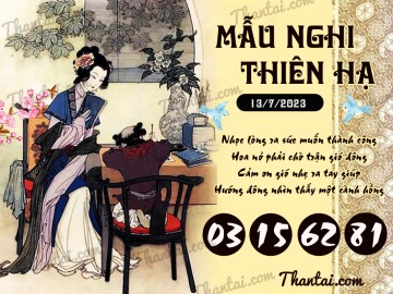 Mẫu Nghi Thiên Hạ 13/07/2023