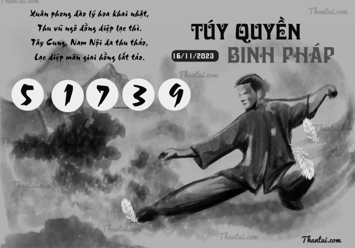 TÚY QUYỀN BINH PHÁP 01/11/2023