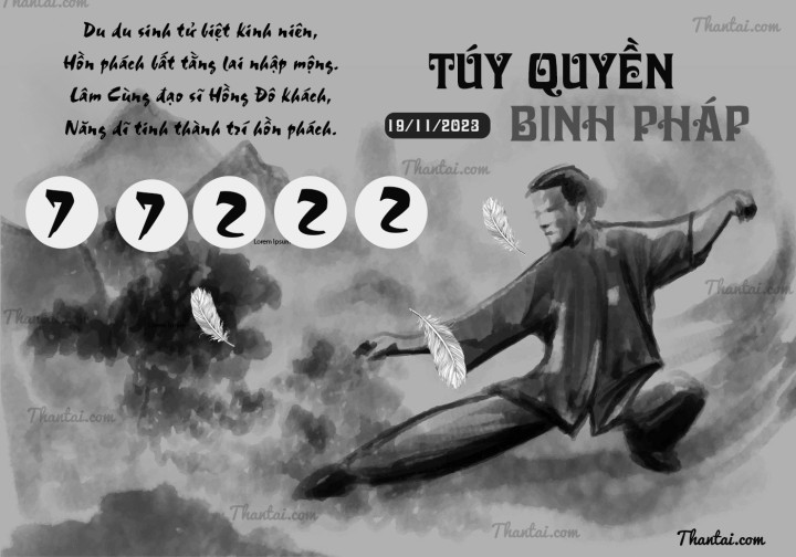 TÚY QUYỀN BINH PHÁP 04/11/2023