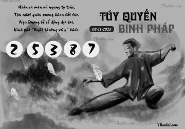 TÚY QUYỀN BINH PHÁP 08/11/2023