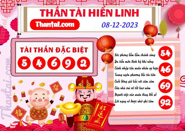 THẦN TÀI HIỂN LINH 23/11/2023