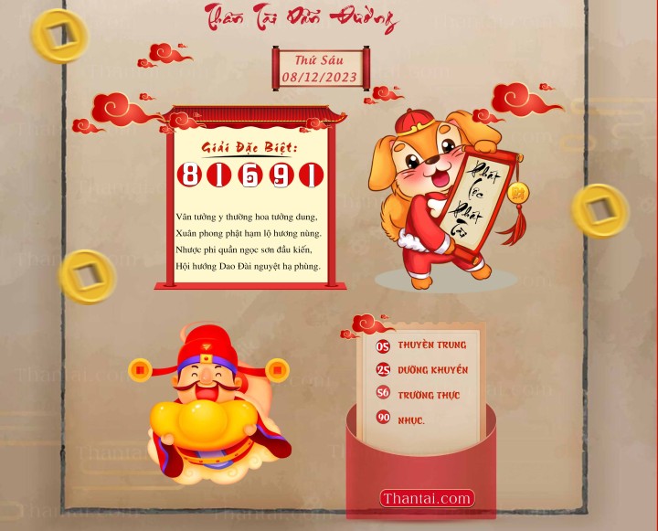THẦN TÀI DẪN ĐƯỜNG 23/11/2023